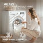 Bedsure Satin Pillowcase for Hair - Beige Satin Pillow Cases Standard Size with Zipper 2 Pack, Similar to Silk Pillow Cases for Skin, Silky & Soft, Gifts for Women Men, 20x26 Inches