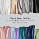 Bedsure Satin Pillowcase for Hair - Beige Satin Pillow Cases Standard Size with Zipper 2 Pack, Similar to Silk Pillow Cases for Skin, Silky & Soft, Gifts for Women Men, 20x26 Inches