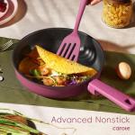 CAROTE Non Stick Pots and Pans Set, Cookware Sets Nonstick, Kitchen Cooking Set with Stay-Cool Handles,with Silicone Tools and Pot Protectors,15 Piece