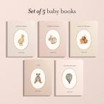 Our Little Library: A Foundational Language Vocabulary Board Book Set for Babies, Including Farm Animals, Forest Animals, Fruits and Veggies, Toys, and Transportation (Our Little Adventures Series)