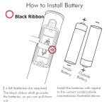 Powerful Milk Frother Handheld Foam Maker, Mini Whisk Drink Mixer for Coffee, Cappuccino, Latte, Matcha, Hot Chocolate, With Stand, Black