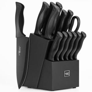 HUNTER.DUAL 15-Piece Self-Sharpening Knife Set