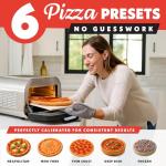 Gourmia Indoor Pizza Oven Air Fryer Toaster