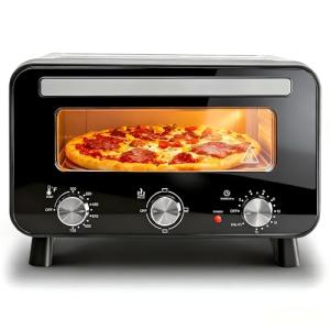 OLIXIS Indoor Electric Pizza Oven with Stone