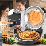 Indoor 12-Inch Retro Pizza Oven with Viewing Window