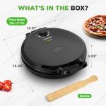 NutriChef Non-Stick Electric Pizza Maker 1500W