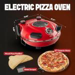 12-Inch Electric Pizza Oven for Homemade Pizzeria Pizza