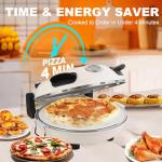YIBAKE 12 Inch Electric Pizza Maker Oven
