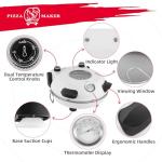 KLAIF 12" Indoor Electric Pizza Oven with Tools