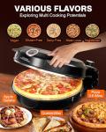 PYY 12-Inch Electric Pizza Oven with Stone