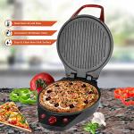 Brentwood 12-Inch Non-Stick Pizza Maker, Red