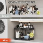 Ukeetap 2 Pack Under Sink Storage Organizers