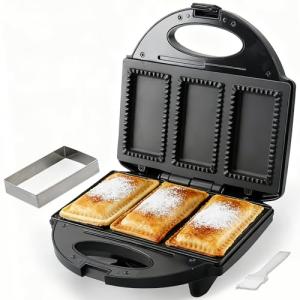 Mini Electric Pocket Pie Maker with Non-Stick Surface