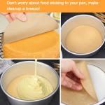 12-Inch Non-Stick Parchment Paper Rounds (Set of 100)