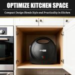 Mini Electric Pocket Pie Maker with Non-Stick Surface