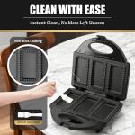 Mini Electric Pocket Pie Maker with Non-Stick Surface