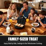 Mini Electric Pocket Pie Maker with Non-Stick Surface