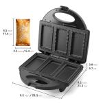 Mini Electric Pocket Pie Maker with Non-Stick Surface