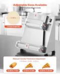 VEVOR Semi-Automatic Pizza Dough Sheeter Machine