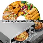 Countertop Electric Pizza Oven with Timer and Light