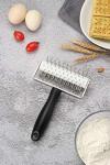 AMPSEVEN Stainless Steel Pizza Dough Docker Roller