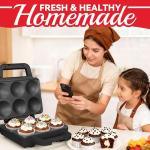6-Cup Cupcake Maker with Cool-Touch Handle