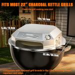 Stainless Steel Pizza Oven Kit for Kettle Grill