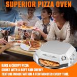 Stainless Steel Pizza Oven Kit for Kettle Grill
