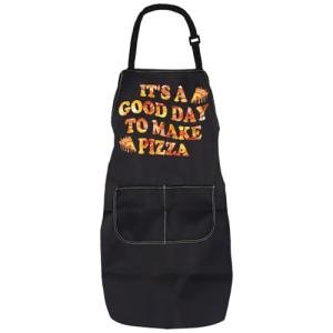 Waterproof Adjustable Pizza Chef Apron for BBQ Dads