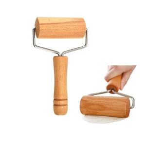 Adjustable Stainless Steel Rolling Pin with Beechwood