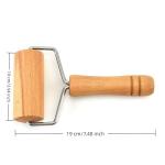 Adjustable Stainless Steel Rolling Pin with Beechwood