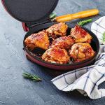 Courant 12-Inch Electric Pizza Maker with Non-Stick Plates