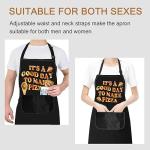 Waterproof Adjustable Pizza Chef Apron for BBQ Dads