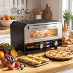 1700W Countertop Electric Pizza Oven with Presets