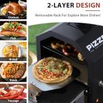 PIZZELLO Portable Outdoor Wood Fired Pizza Maker