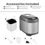 Elite Gourmet Programmable Bread Maker, 19 Functions