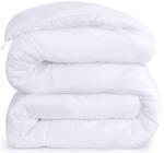 Utopia Bedding Comforters Queen Size, All Season Duvet Insert, Down Alternative Box Stitched Bed Comforter with Corner Tabs, Machine Washable (White)