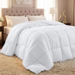 Utopia Bedding Comforter Duvet Insert, Quilted Comforter with Corner Tabs, Box Stitched Down Alternative Comforters Queen Size (White)
