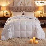 Utopia Bedding Comforter Duvet Insert, Quilted Comforter with Corner Tabs, Box Stitched Down Alternative Comforters Queen Size (White)