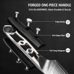 SHAN ZU Damascus Knife Set, Japanese Super Steel 3 PCS Damascus High Carbon Professional Ultra-Sharp Kitchen Chef Knife Set with G10 Handle Gift Box