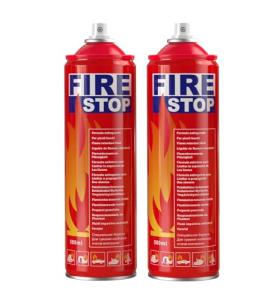 AmzBoom 2-Pack Portable Fire Extinguishers with Bracket