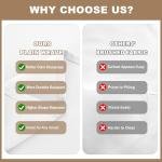 Fitable 8 Pack Table Cloth Rectangle Table: Stain and Wrinkle Resistant Tablecloth Rectangular, Washable Polyester Tablecloths for Wedding Party Dining Banquet Event Catering(White, 70x120 Inch)