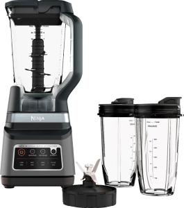Ninja BN751 Professional Plus DUO Blender, 1400 Peak Watts, 3 Auto-IQ Programs for Smoothies, Frozen Drinks & Nutrient Extractions, 72-oz. Total Crushing Pitcher & (2) 24 oz. To-Go Cups, Black