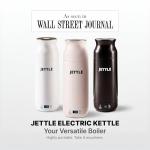 Jettle Electric Kettle - Travel Portable Heater for Coffee Tea Milk Soup - Stainless Steel Travel Water Boiler tea pot with Temperature Control - LED - Automatic Power Off - 450ml - Kitchen Appliance