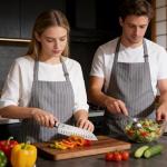 imarku Chef Knife 7 Inch Kitchen Knife Ultra Sharp Santoku Knife - 7Cr17Mov Japanese Chefs Knife, Kitchen Gadgets 2025, Birthday Gifts for Him Her, Best Gifts for Women Men