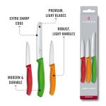 Victorinox Swiss Classic Multicolored 3-Piece Paring Knife Set
