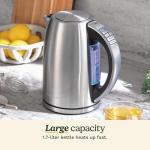 Cuisinart 1.7-Liter Stainless Steel Cordless Electric Kettle with 6 Preset Temperatures