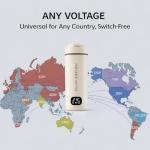 HOWDIANQY Dual Voltage Portable Electric Kettle Travel Hot Water for Tea, Coffee, 6 Temperature Controls and LCD Display, 316 Stainless Steel and 450ml, Auto Shut Off & Boil Dry Protection