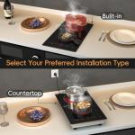 Zarbaco 2 Burner Touch Control Electric Cooktop