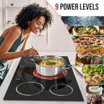 Traenvir 36-Inch 5 Burner Electric Cooktop